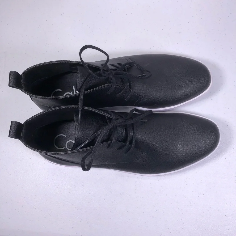 CALVIN Klein Men’s Bain Saffiano Sneaker Shoes